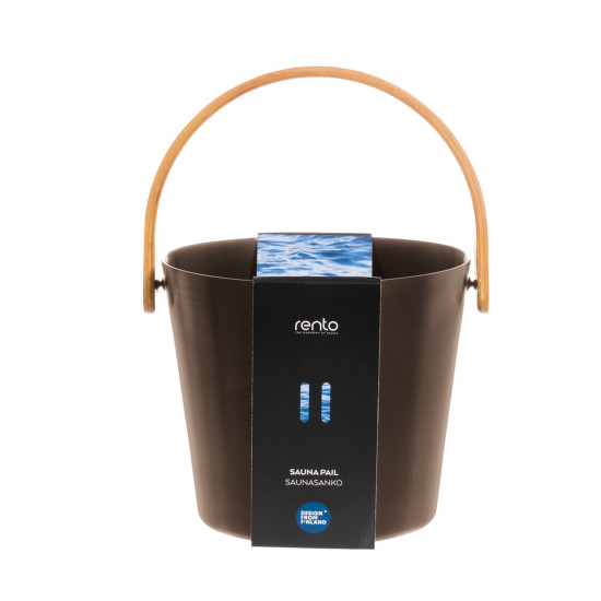 Ведро для сауны RENTO BROWN 5л, H35см