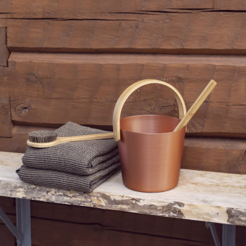 Ведро для сауны RENTO COPPER 5л, H35см Ведро для сауны RENTO COPPER 5л, H35см