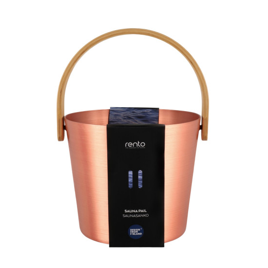 Ведро для сауны RENTO COPPER 5л, H35см