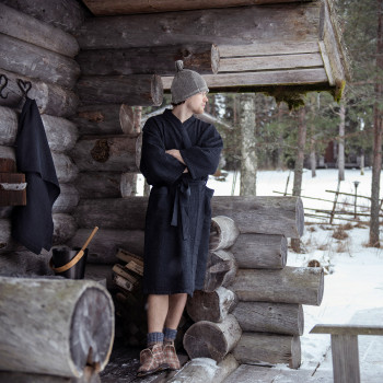 Утреннее пальто RENTO GREY, L/XL Утреннее пальто RENTO GREY, L/XL