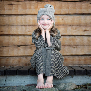 Утреннее пальто RENTO BROWN, детское S/M Утреннее пальто RENTO BROWN, детское S/M