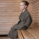 Утреннее пальто RENTO BROWN, детское L/XL
