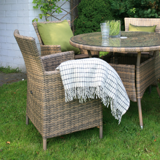 Стул WICKER-1 61x58xH86cм, капучино