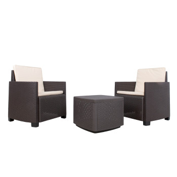 Комплект садовой мебели TRINACRIA стол, 2 стула Комплект садовой мебели TRINACRIA стол, 2 стула