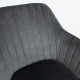 Стул EVELIN 60,5x57,5xH82см, ткань: бархат, цвет: серый