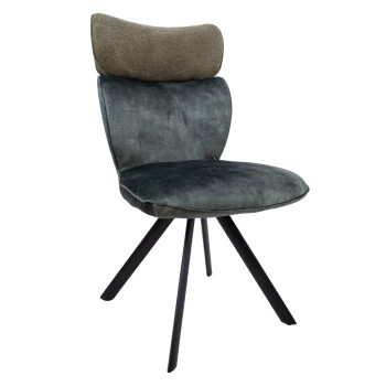 Стул EDDY, зеленый бархат Стул EDDY, зеленый бархат