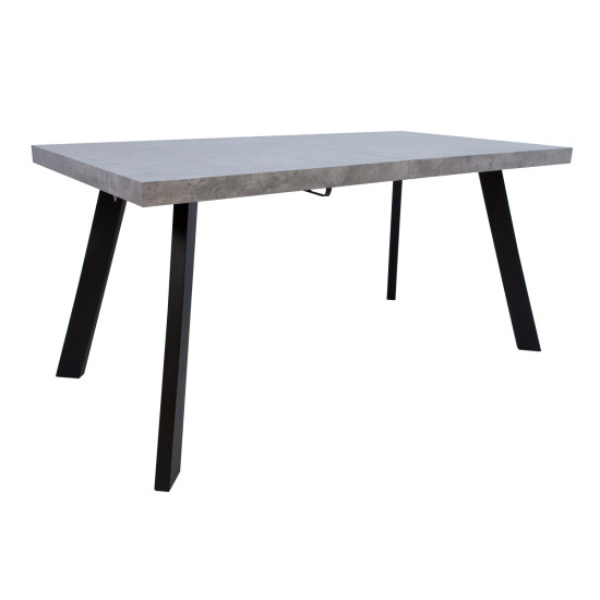 Обеденный стол BRIGIT 159 / 198x84,5x77см бетон Обеденный стол BRIGIT 159 / 198x84,5x77см бетон