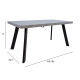 Обеденный стол BRIGIT 159 / 198x84,5x77см бетон Обеденный стол BRIGIT 159 / 198x84,5x77см бетон