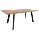 Обеденный стол BRIGIT 159 / 198x84,5x77см светлое дерево