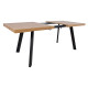 Обеденный стол BRIGIT 159 / 198x84,5x77см светлое дерево
