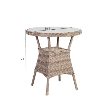 Laud TOSCANA D65xH73cm, beež Laud TOSCANA D65xH73cm, beež