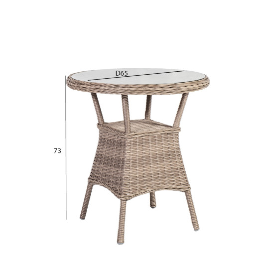 Laud TOSCANA D65xH73cm, beež Laud TOSCANA D65xH73cm, beež