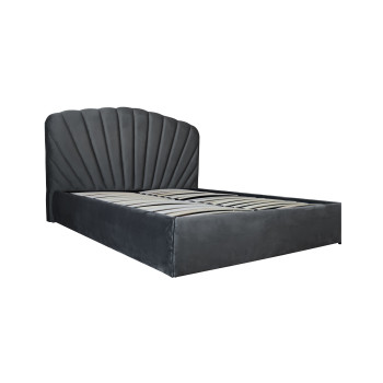 Voodi EVA 160x200cm, hall samet Voodi EVA 160x200cm, hall samet