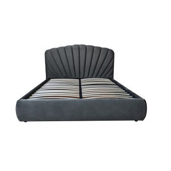 Voodi EVA 160x200cm, hall samet Voodi EVA 160x200cm, hall samet