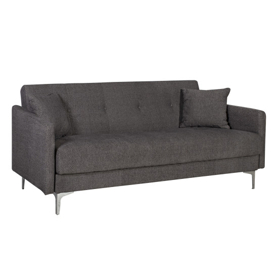 Диван-кровать LOGAN 199x86xH90cм, материал покрытия: ткань, цвет: коричневый