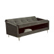 Диван-кровать LOGAN 199x86xH90cм, материал покрытия: ткань, цвет: коричневый