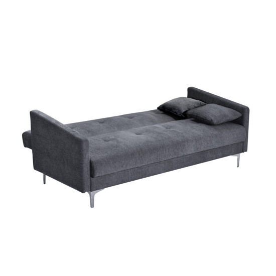 Диван-кровать LOGAN 199x86xH90cм, материал покрытия: ткань, цвет: серый