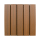 Плитка террасная 30x30x2,2см, 22шт/2м, поливуд, коричневый