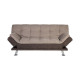 Диван-кровать ROXY 189x88xH91cм, материал покрытия: ткань, цвет: бежевый - коричневый
