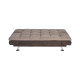 Диван-кровать ROXY 189x88xH91cм, материал покрытия: ткань, цвет: бежевый - коричневый