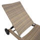 Шезлонг WICKER 73x196x99cм, капучино