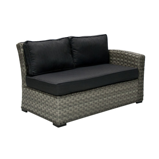 Mooduldiivan GENEVA 2-kohaline 132x81xH78cm, parem nurk, hall Mooduldiivan GENEVA 2-kohaline 132x81xH78cm, parem nurk, hall