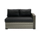 Mooduldiivan GENEVA 2-kohaline 132x81xH78cm, parem nurk, hall Mooduldiivan GENEVA 2-kohaline 132x81xH78cm, parem nurk, hall