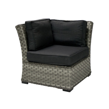 Mooduldiivani GENEVA nurgaosa 81x81xH78cm, hall Mooduldiivani GENEVA nurgaosa 81x81xH78cm, hall