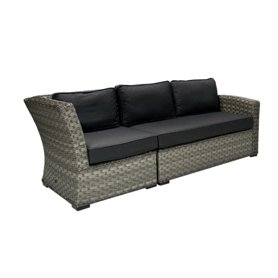 Mooduldiivani GENEVA nurgaosa 81x81xH78cm, hall Mooduldiivani GENEVA nurgaosa 81x81xH78cm, hall