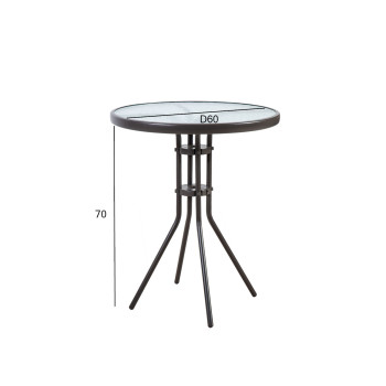Laud DUBLIN D60xH70cm, tumepruun Laud DUBLIN D60xH70cm, tumepruun