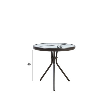 Laud DUBLIN D50xH46cm, tumepruun Laud DUBLIN D50xH46cm, tumepruun