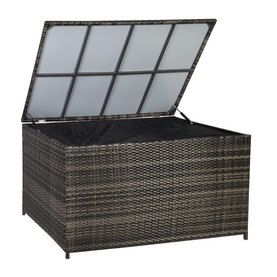 Короб для подушек WICKER 140x80x65см, темно-коричневый