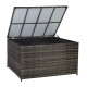 Короб для подушек WICKER 140x80x65см, темно-коричневый