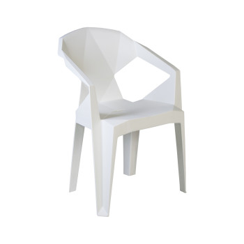 Tool MUZE 56x50,6xH80cm, materjal: plastik, värvus: valge Tool MUZE 56x50,6xH80cm, materjal: plastik, värvus: valge