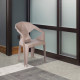 Стул MUZE 56x50,6xH80см, материал: пластик, цвет: таупе Стул MUZE 56x50,6xH80см, материал: пластик, цвет: таупе