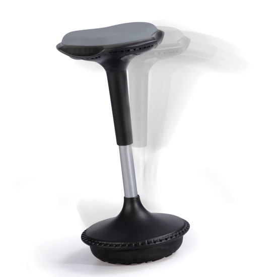 Ergonomisks, augsts krēsls JUST FUN, pelēka Ergonomisks, augsts krēsls JUST FUN, pelēka