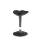 Ergonomisks, augsts krēsls SWING D40xH60-84,5cm, sēdvieta apšūta ar audumu, krāsa: melns
