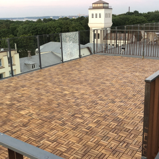 Террасная доска FINLAY 30x30x2см, 11шт / 0,99m2, дерево: акация, обработка: промасленный Террасная доска FINLAY 30x30x2см, 11шт / 0,99m2, дерево: акация, обработка: промасленный