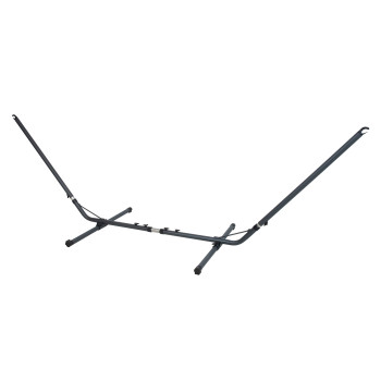 Võrkkiige alus, universaalne 320-370x90xH120-140cm, tumehall teras Võrkkiige alus, universaalne 320-370x90xH120-140cm, tumehall teras