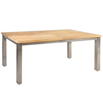 Laud NAUTICA 200/300x100xH76cm, lauaplaat: tiikpuu, viimistlus: maalähedane, õlitamata, jalad: roostevaba teras Laud NAUTICA 200/300x100xH76cm, lauaplaat: tiikpuu, viimistlus: maalähedane, õlitamata, jalad: roostevaba teras