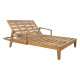 Sauļošanās krēsls MALDIVE 2-vietīgs 210x138xH33cm, tīkkoks