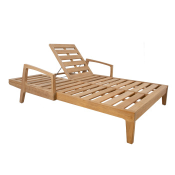 Lamamistool MALDIVE 2-kohaline 210x138xH33cm, tiikpuu Lamamistool MALDIVE 2-kohaline 210x138xH33cm, tiikpuu