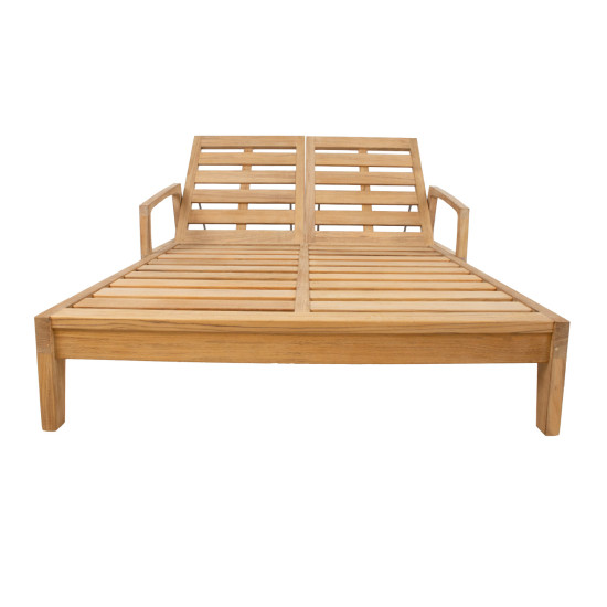 Sauļošanās krēsls MALDIVE 2-vietīgs 210x138xH33cm, tīkkoks