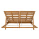 Sauļošanās krēsls MALDIVE 2-vietīgs 210x138xH33cm, tīkkoks