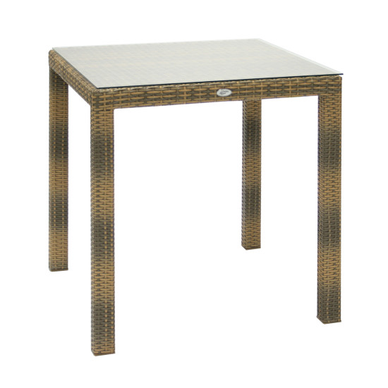 Стол WICKER, 73x73xH71см, капучино Стол WICKER, 73x73xH71см, капучино