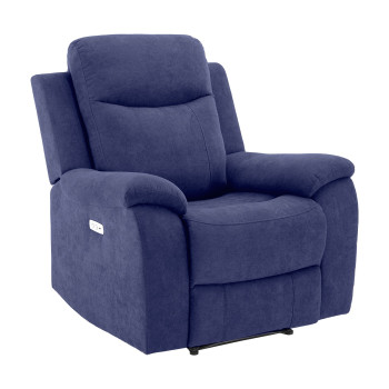 Lamamistool MILO 97x96xH103cm, elektrilise mehhanismiga, sinine Lamamistool MILO 97x96xH103cm, elektrilise mehhanismiga, sinine