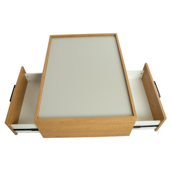 Diivanilaud BLOCK 98x70xH32cm, MDF tamm / hall Diivanilaud BLOCK 98x70xH32cm, MDF tamm / hall