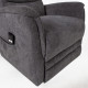 Кресло BARCLAY 79x86xH105cm с электроподъемником, серое Кресло BARCLAY 79x86xH105cm с электроподъемником, серое