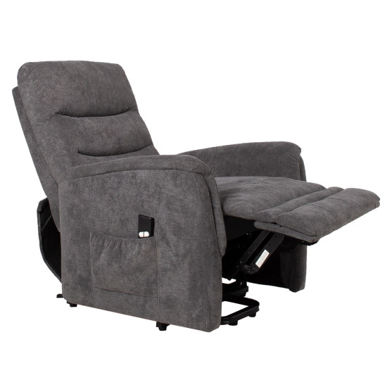 Кресло BARCLAY 79x86xH105cm с электроподъемником, серое Кресло BARCLAY 79x86xH105cm с электроподъемником, серое