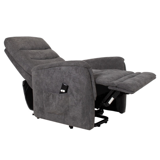 Кресло BARCLAY 79x86xH105cm с электроподъемником, серое Кресло BARCLAY 79x86xH105cm с электроподъемником, серое